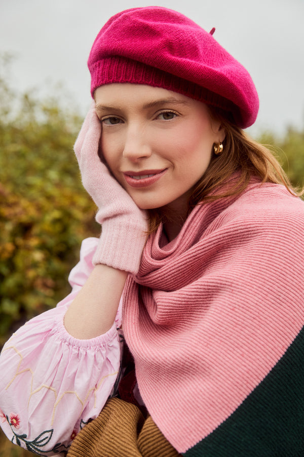 Women's Cashmere Gloves, Marshmallow