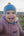 Cashmere Baby Bonnet, Mermaid with Gold Dust Pom
