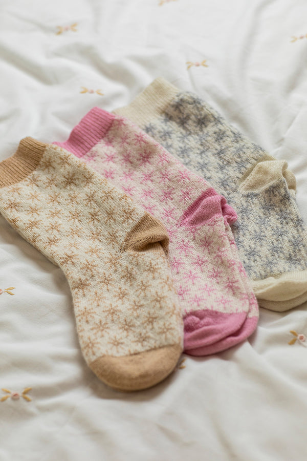 Small Star Cashmere Socks, Lily