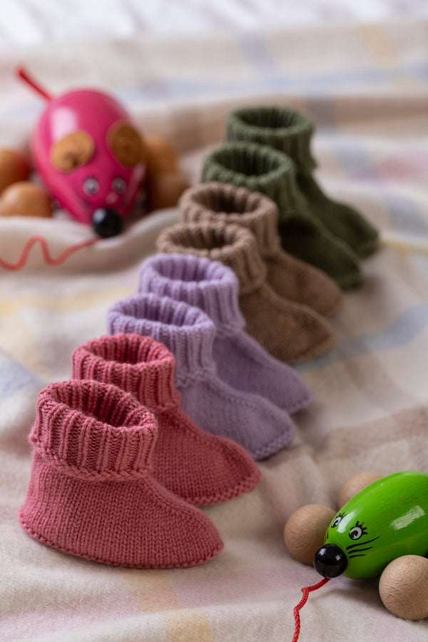 Cashmere Baby Bootees, Ivy