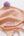 Cashmere Baby Bonnet, Peach with Lupin Pom